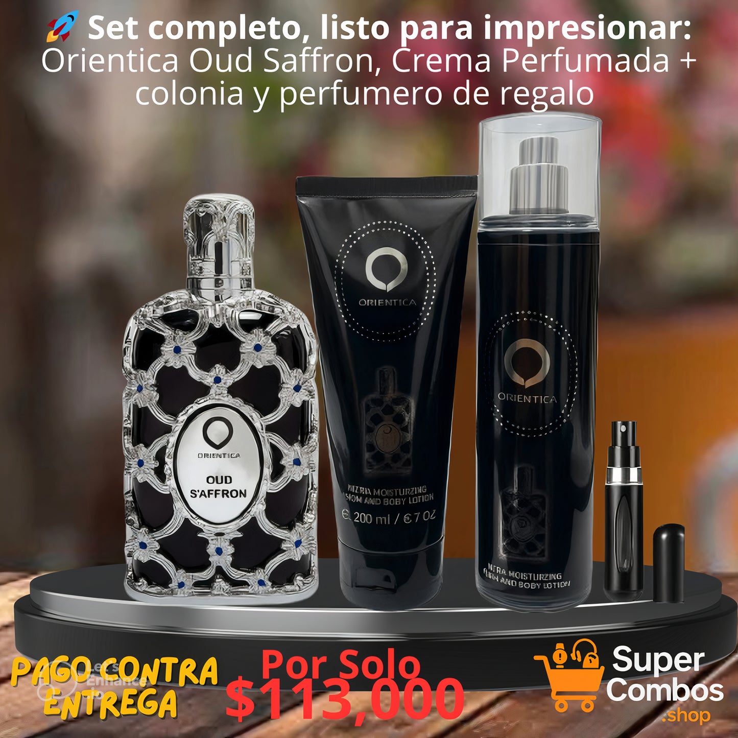 ✨ Set Orientica Oud Saffron – Edición Completa ✨