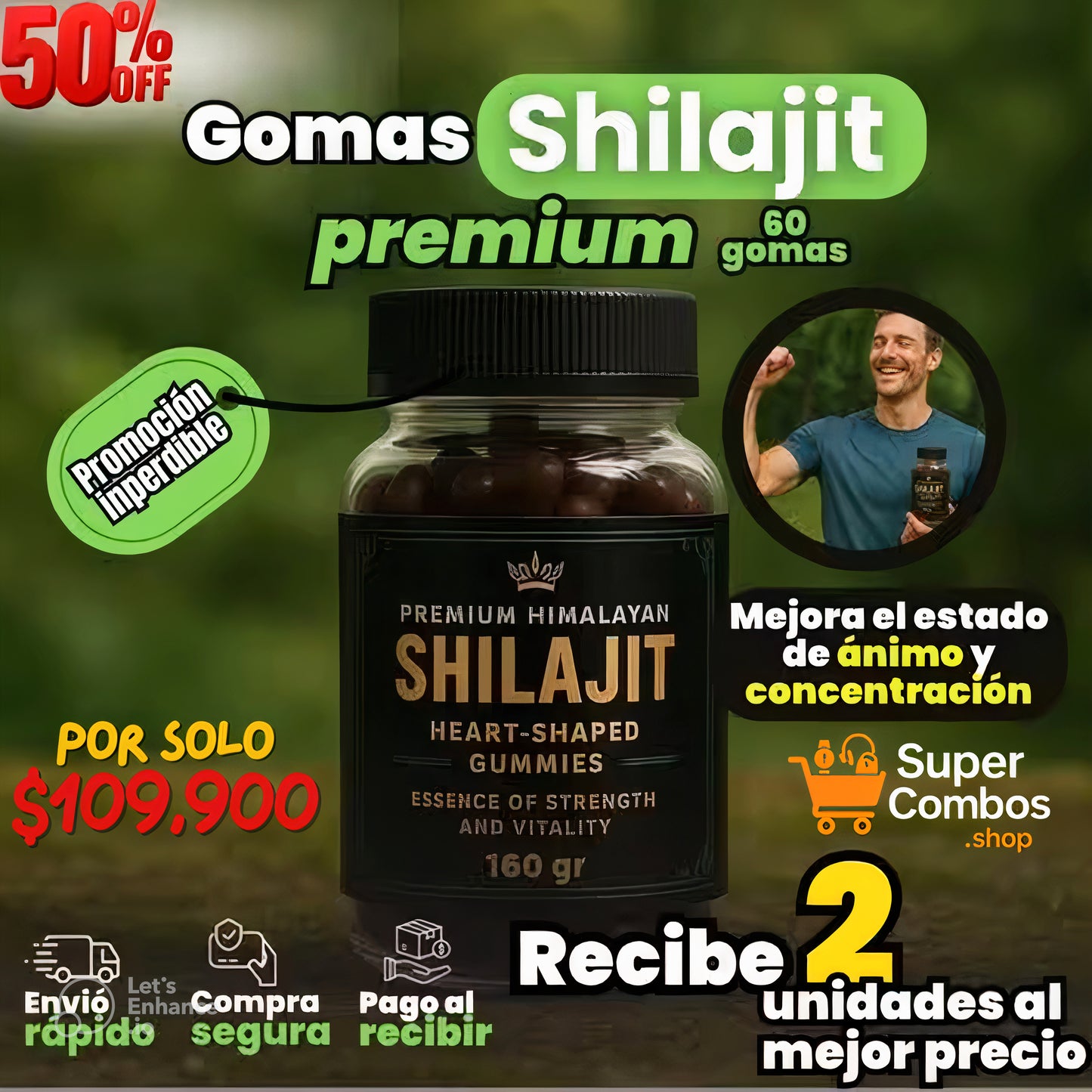 Duo Gummies Shilajit Pro®: Recupera tu Confianza y Potencia Natural🍆Desata tu Nivel Alfa🎁 Envío Gratis 🚛