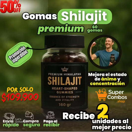 Duo Gummies Shilajit Pro®: Recupera tu Confianza y Potencia Natural🍆Desata tu Nivel Alfa🎁 Envío Gratis 🚛