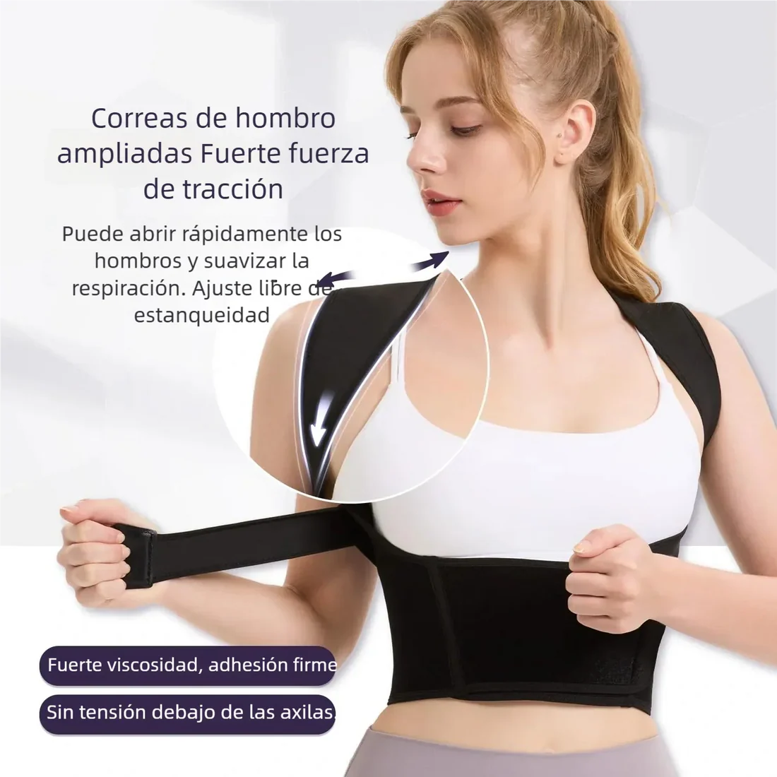 Combo: 2 Correctores de Postura CoreFix +2 Masajeadores Cervical de Regalo: "Siente la diferencia: postura firme, cuerpo sin tensión."